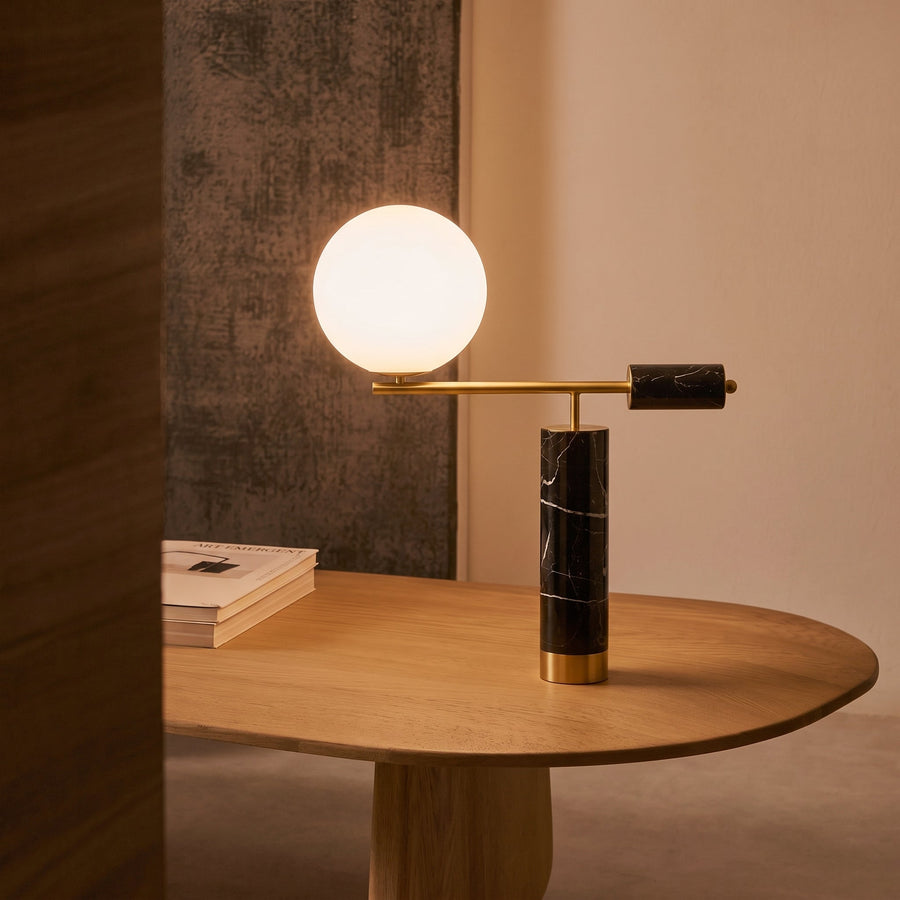 Aether Marble Art Table Lamp