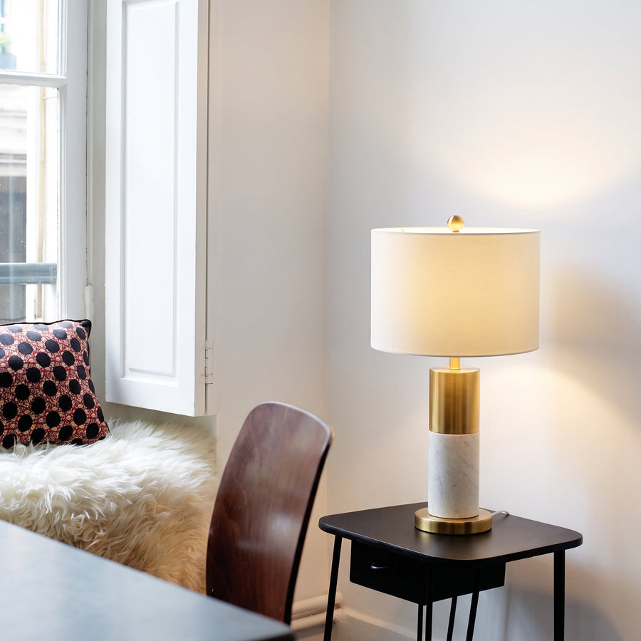 Aurelia Marble Gold Table Lamp