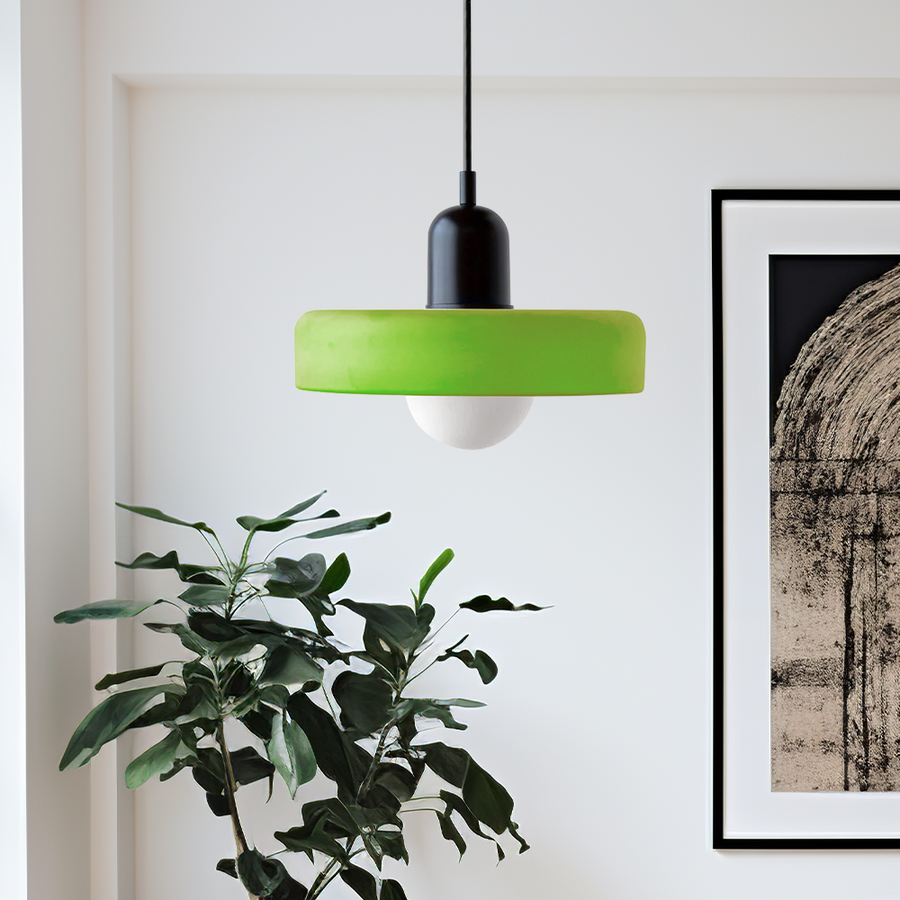 Bauhaus Colored Glass Pendant Light — design reference 3