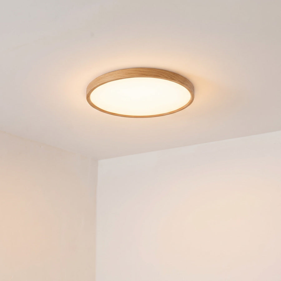 Log Wood Ceiling Light