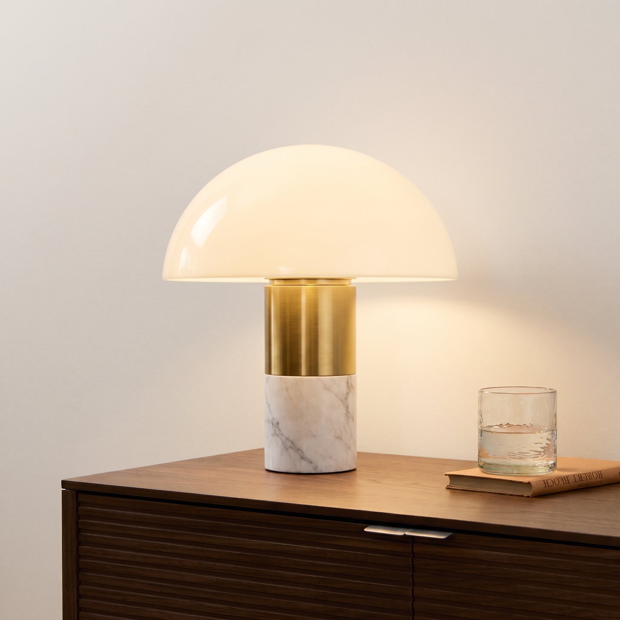 Marble Mushroom Table Lamp