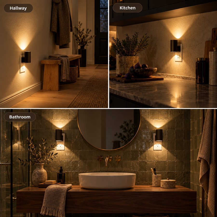 Plug-in Up and Down LED Wall Light