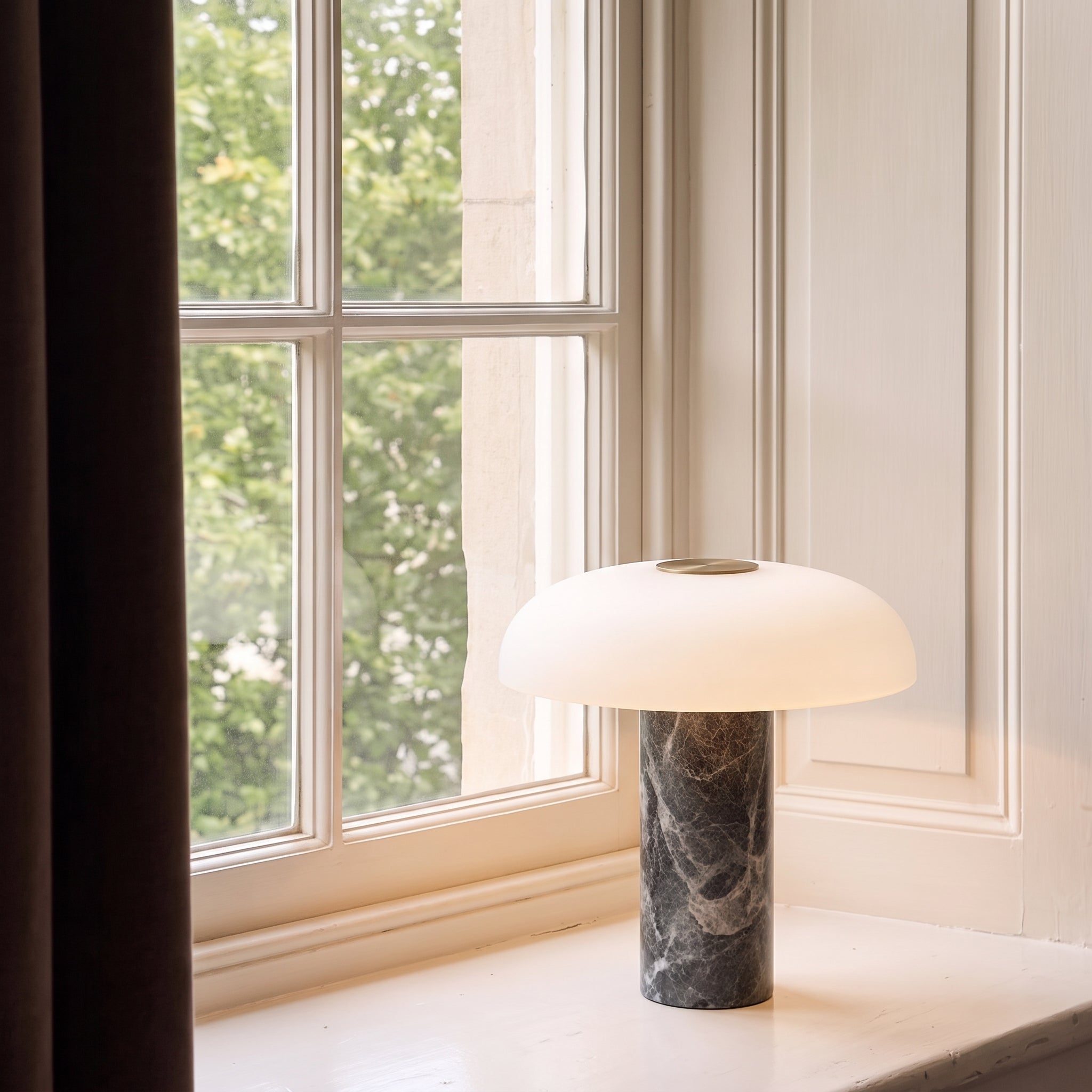 Pelar Marble Glass Table Lamp