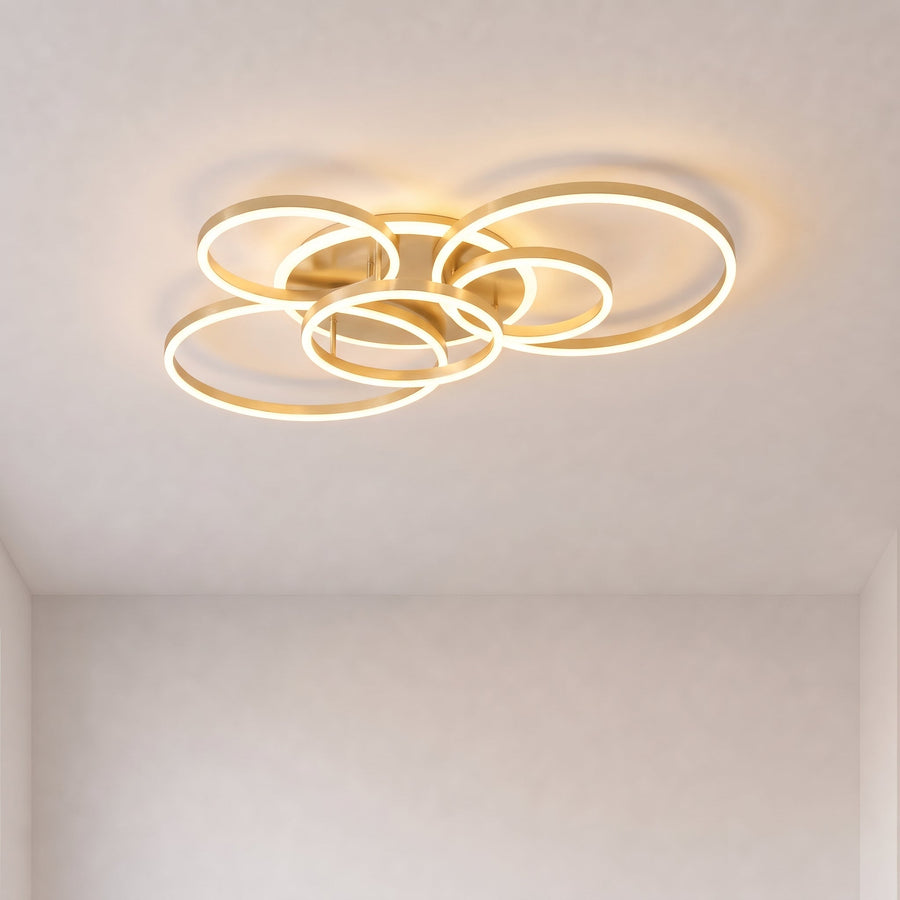 Randale's Gold Ceiling Light