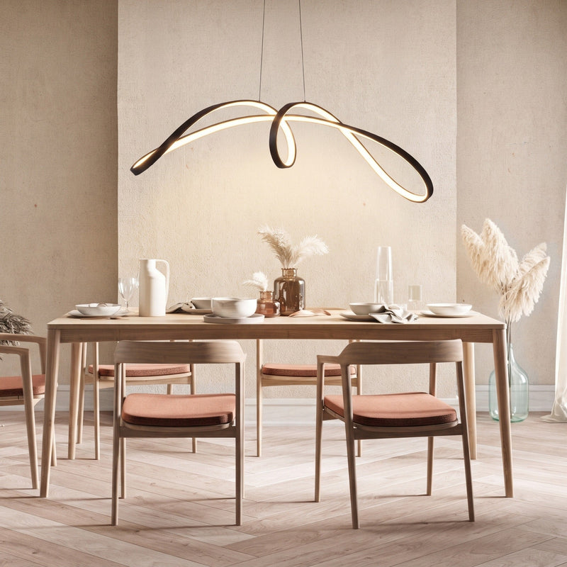 Spiral Kitchen Table Pendant Light