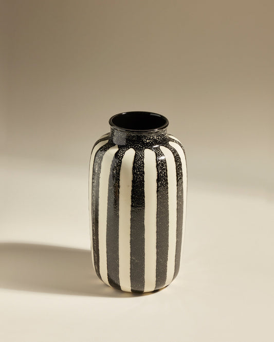 Vase décoratif Taahys en céramique Noir – 36 cm – vue 2