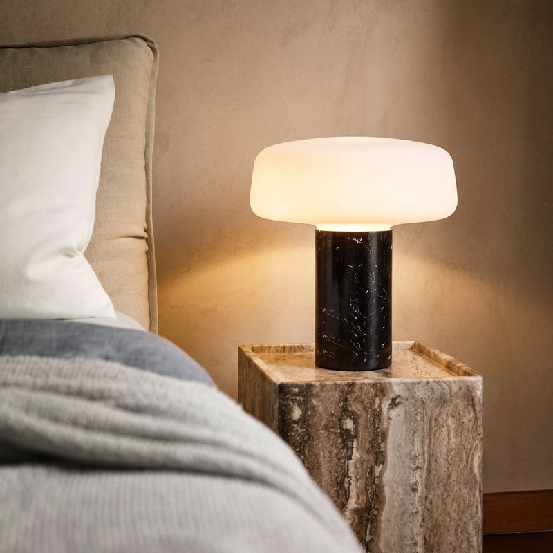 Velka Danish Marble Table Lamp