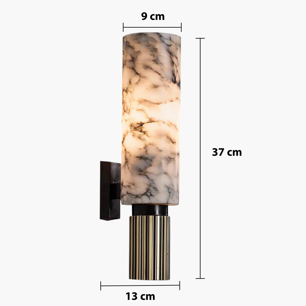 Copper stone Wall Light — dimensions