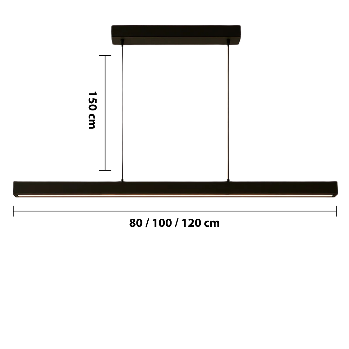 Scandibeam Pendant Light — dimensions