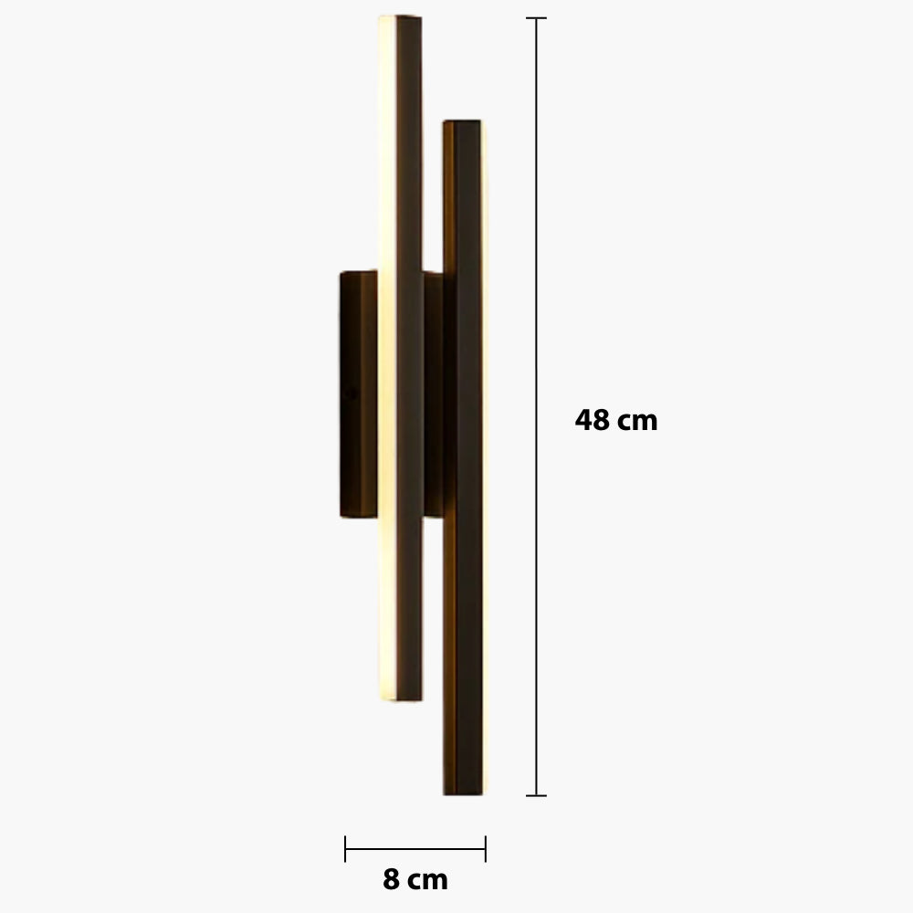 Modern LED Wall Light — dimensions