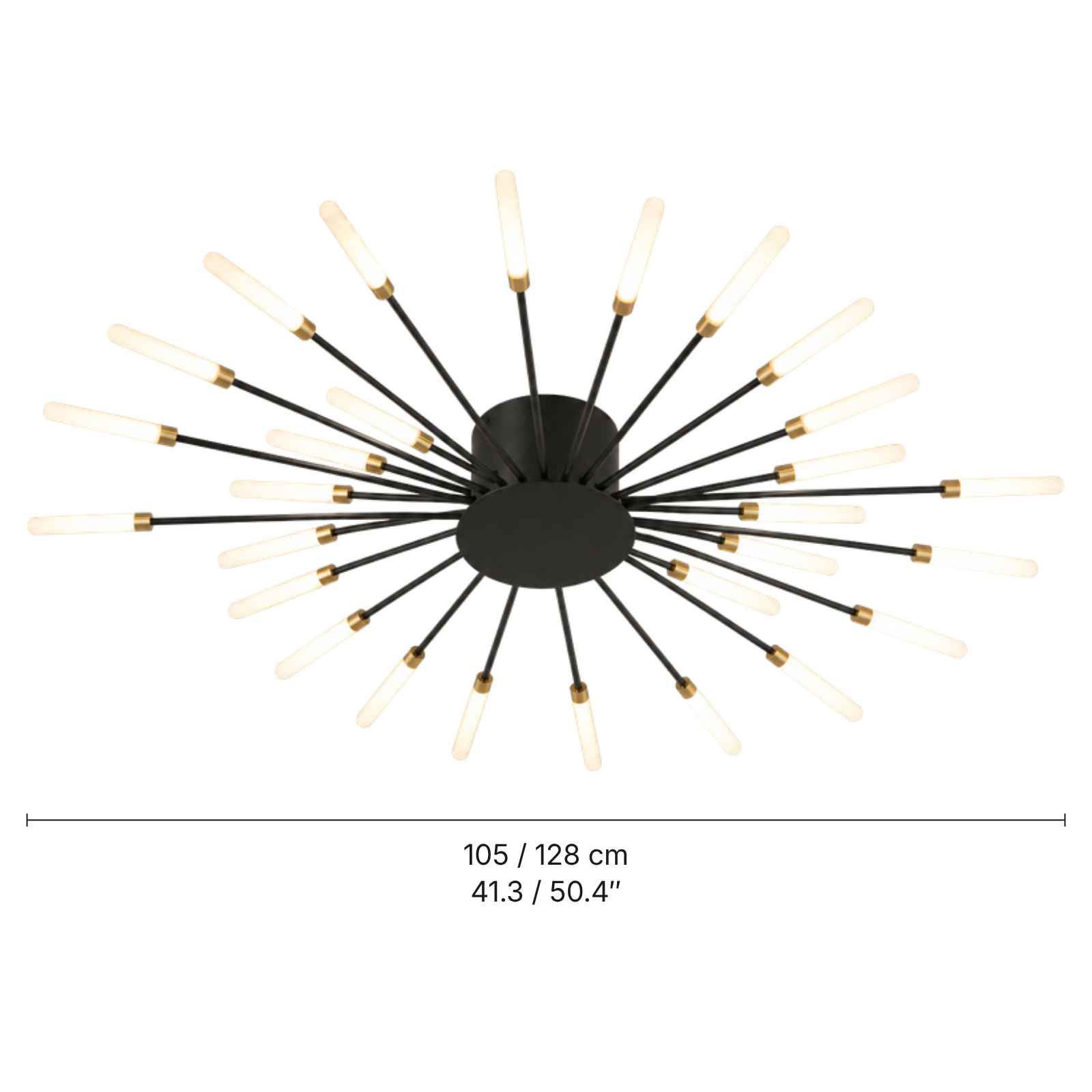 Firework Ceiling Light — dimensions