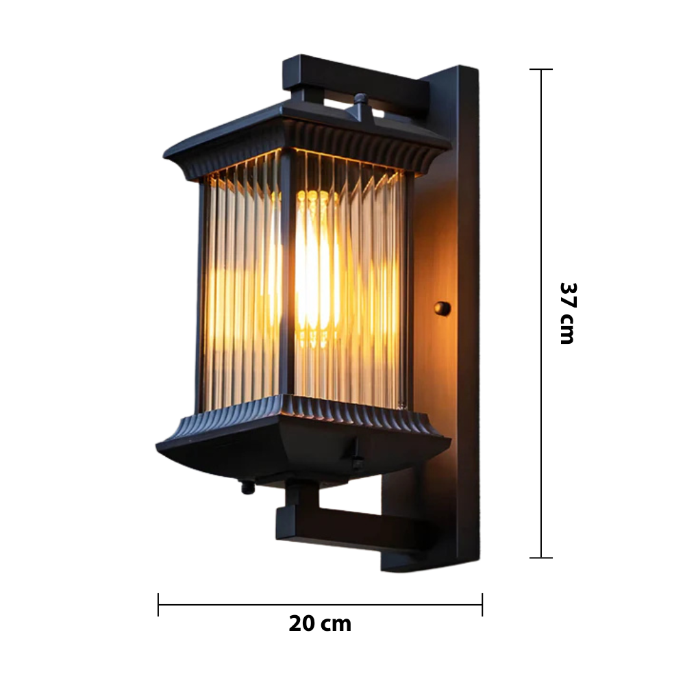 Pavo's Outdoor Wall Light — dimensions