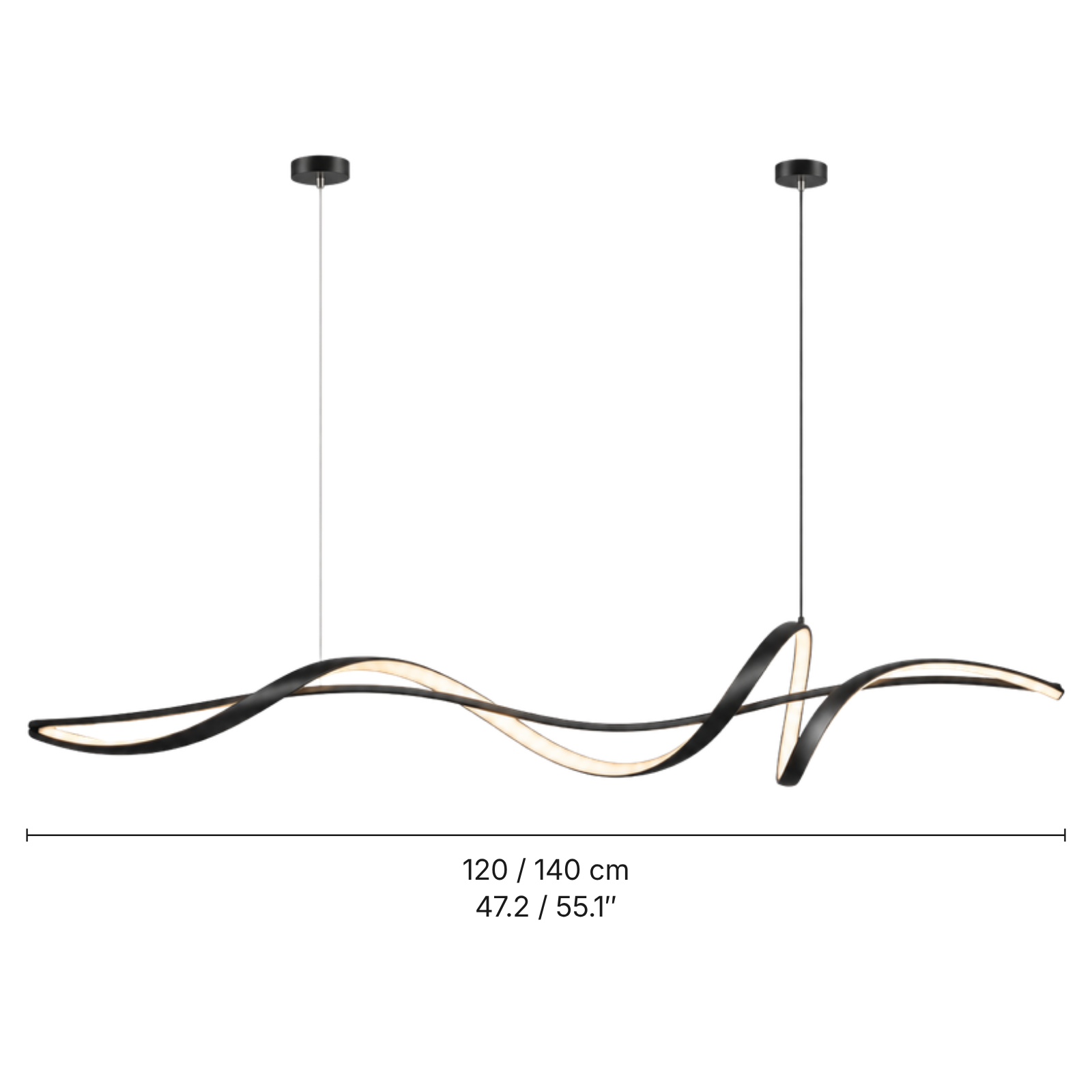 Durando Scandinavian Pendant Light — dimensions