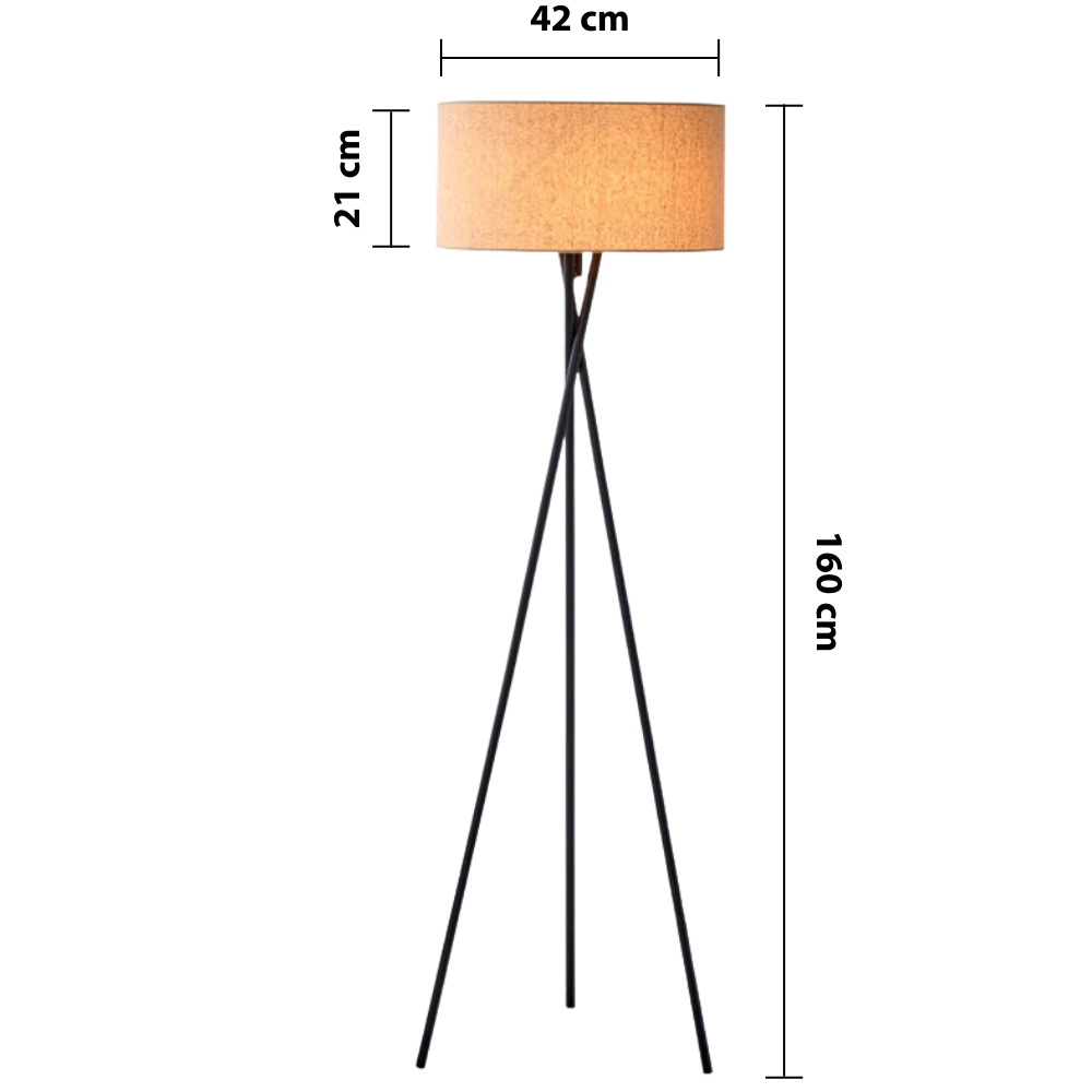 Silk Floor Lamp — dimensions
