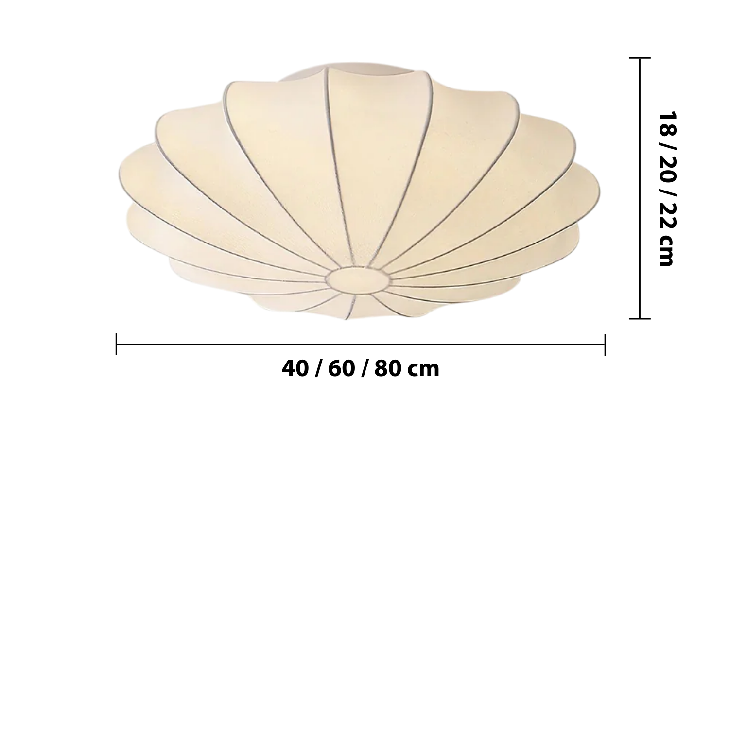 Nelson Ceiling Light — dimensions