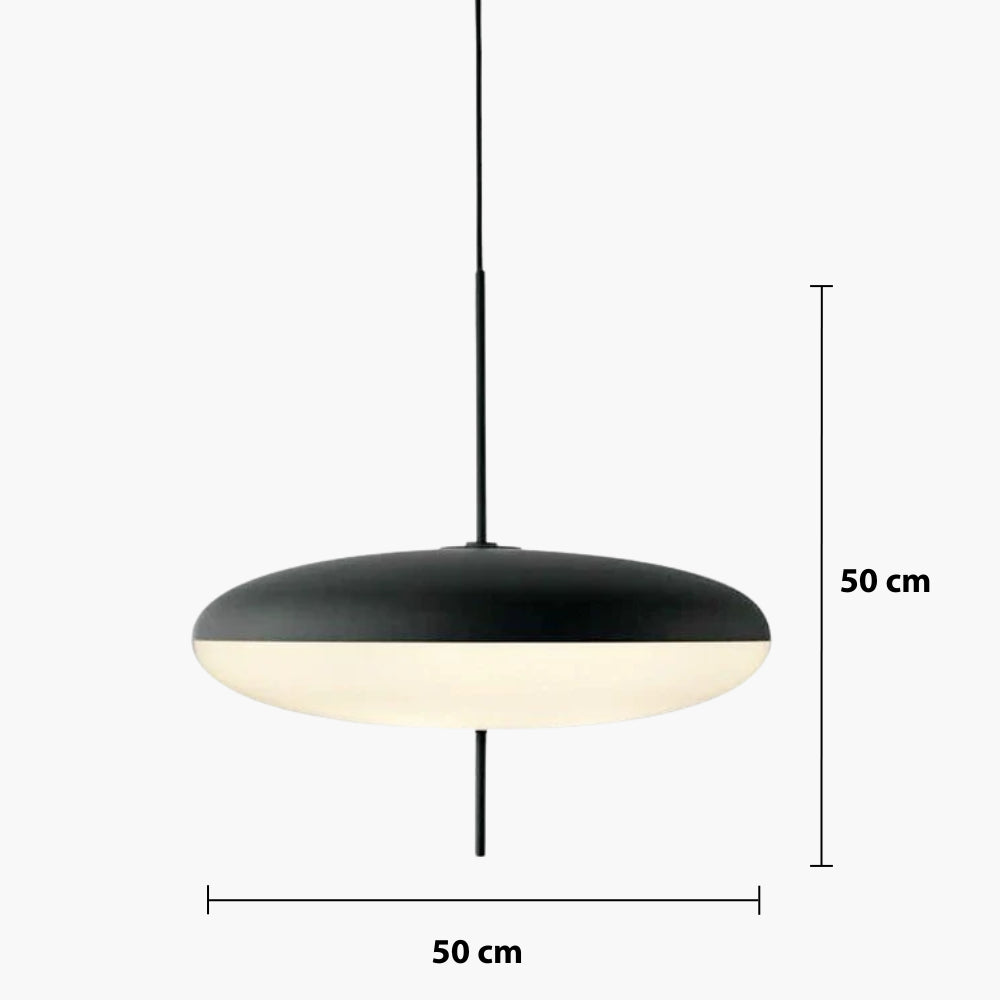 Danish Bauhaus Pendant Light — dimensions