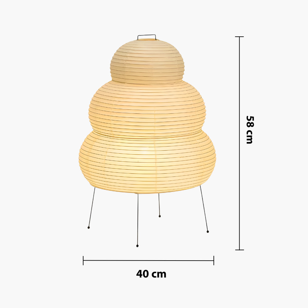 Rice Paper Floor Lamp — dimensions