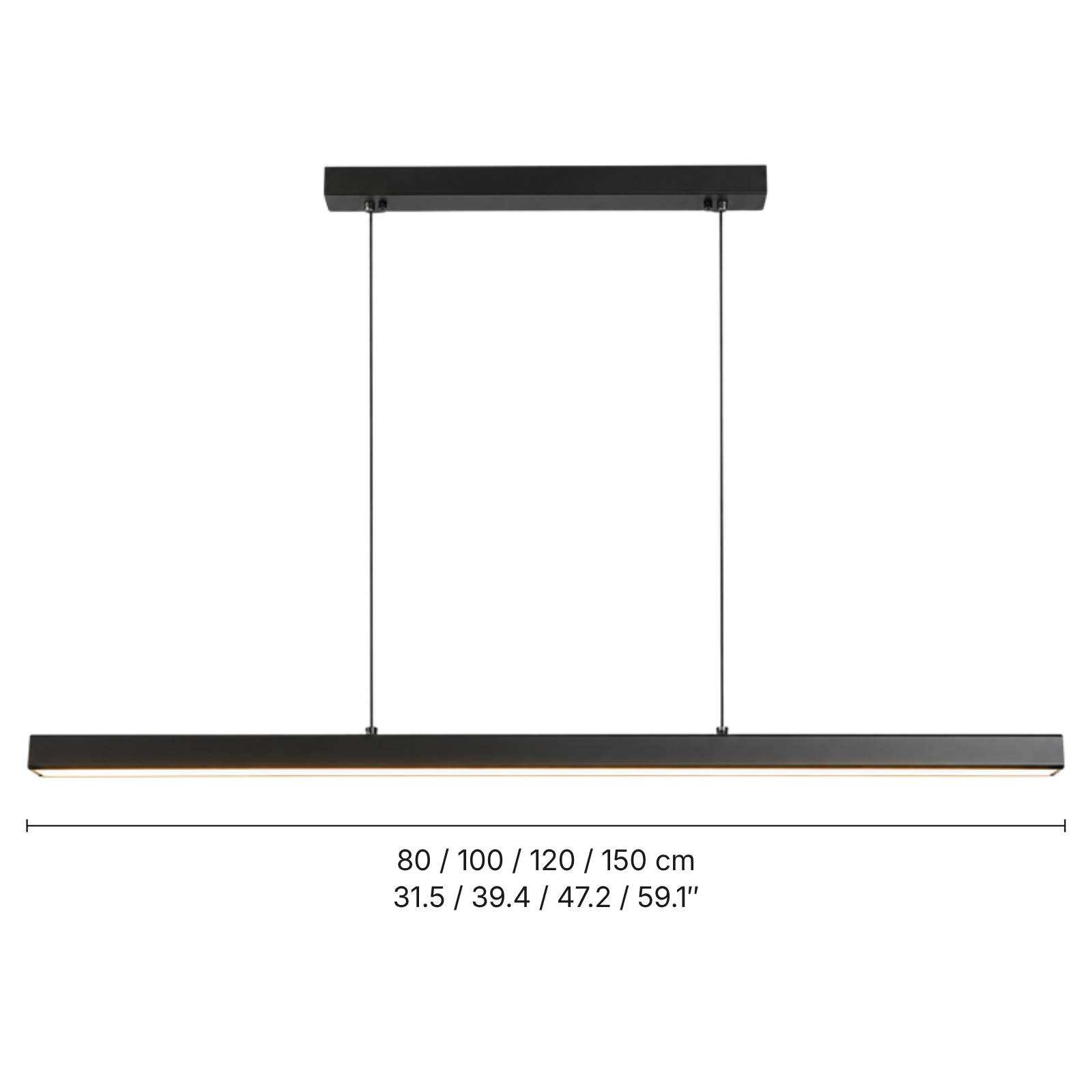 Arture Bar Pendant Light — dimensions