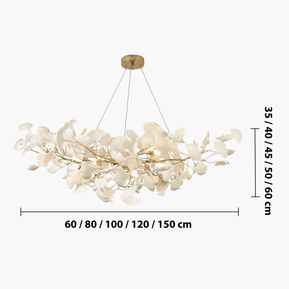Gingko Chandelier — dimensions