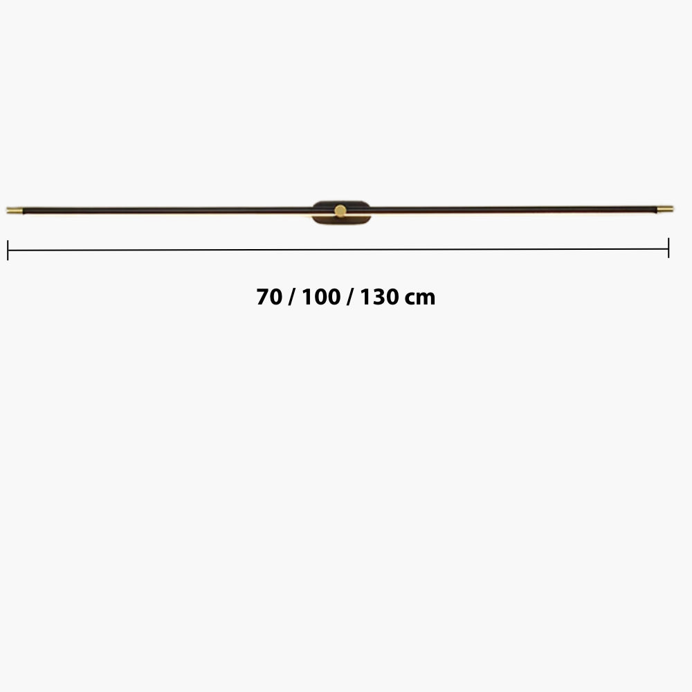 Bathroom Bar Wall Light For Above Mirror — dimensions