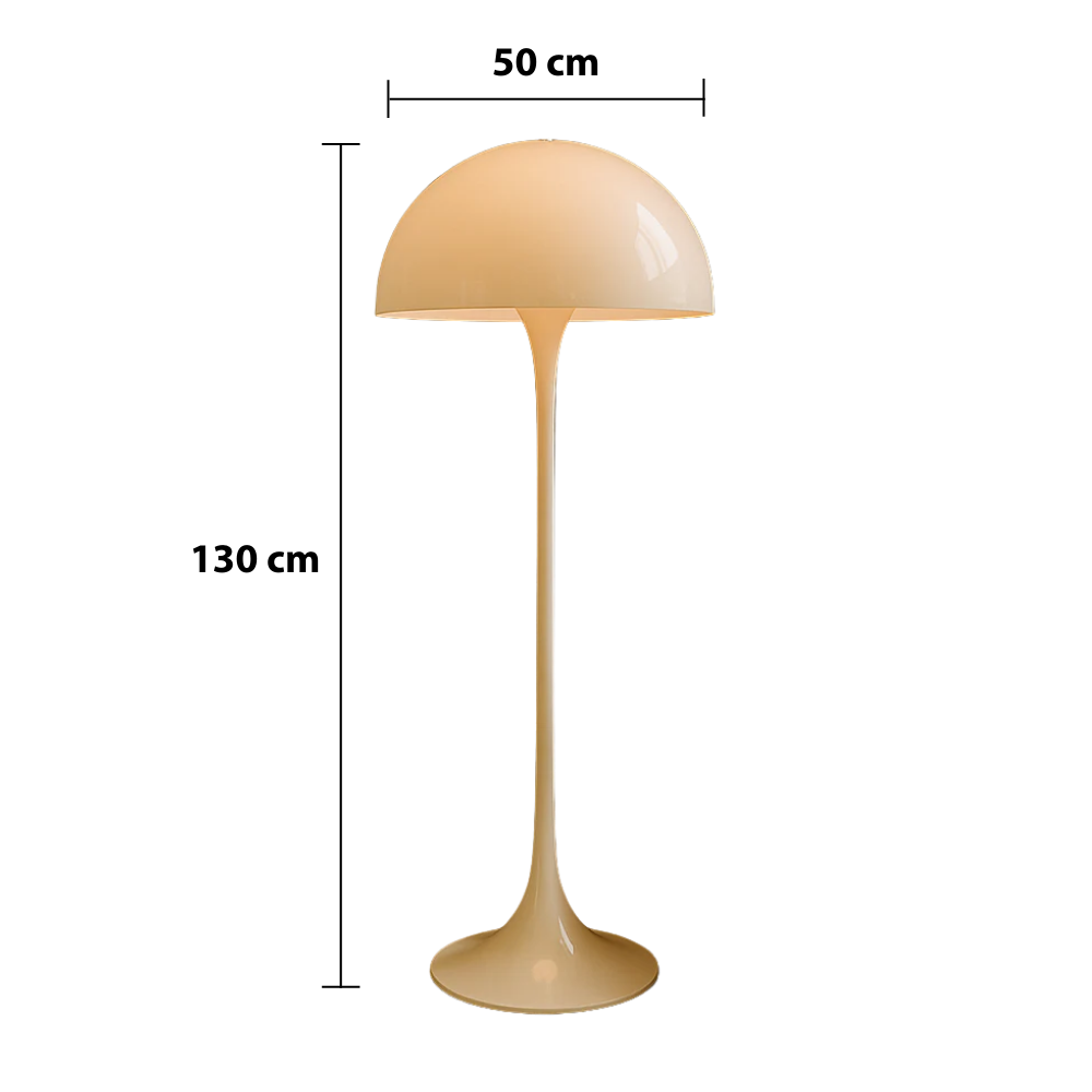 Mushroom Floor Lamp — dimensions