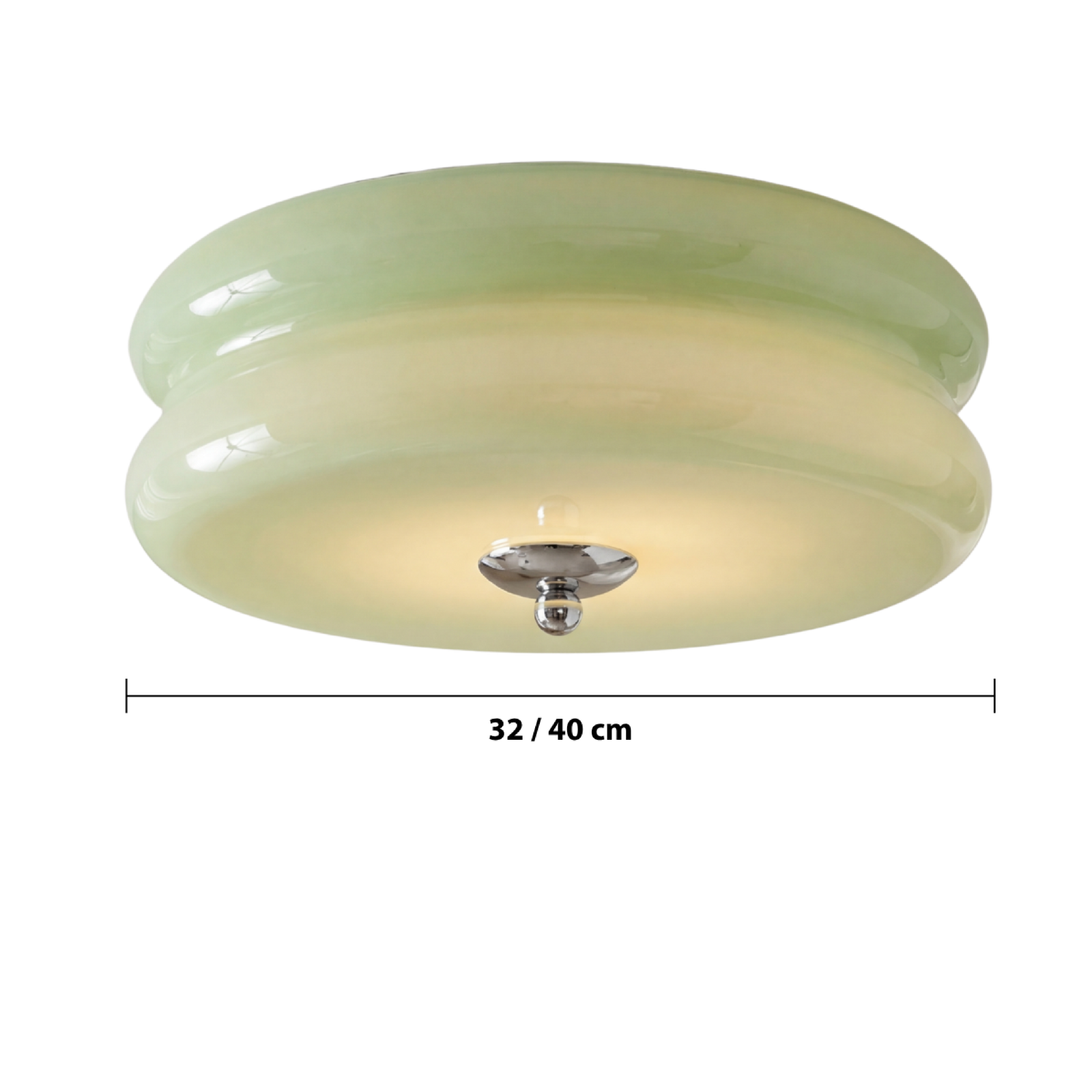Art Deco Ceiling Light — dimensions