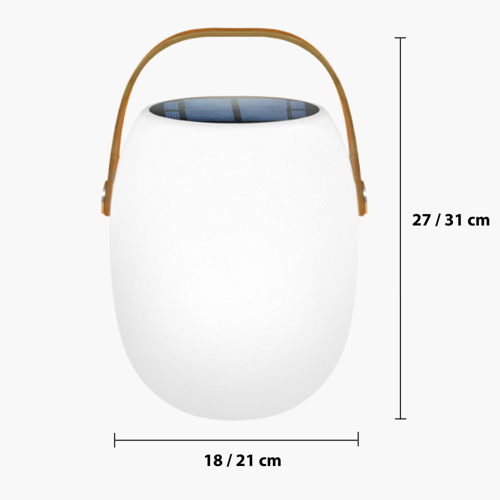 Portable Terrace Solar Lamp — dimensions