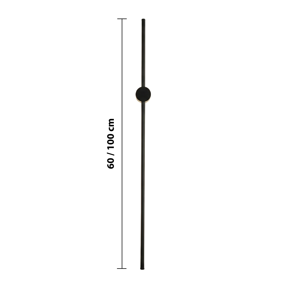 Luminous Line Outdoor Light — dimensions