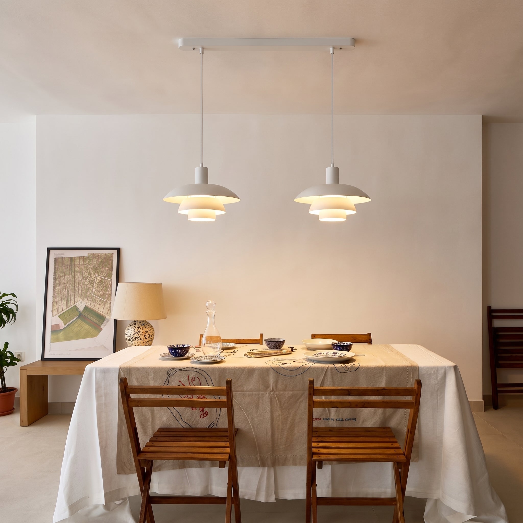 2-Head Irda's Danish Pendant Light