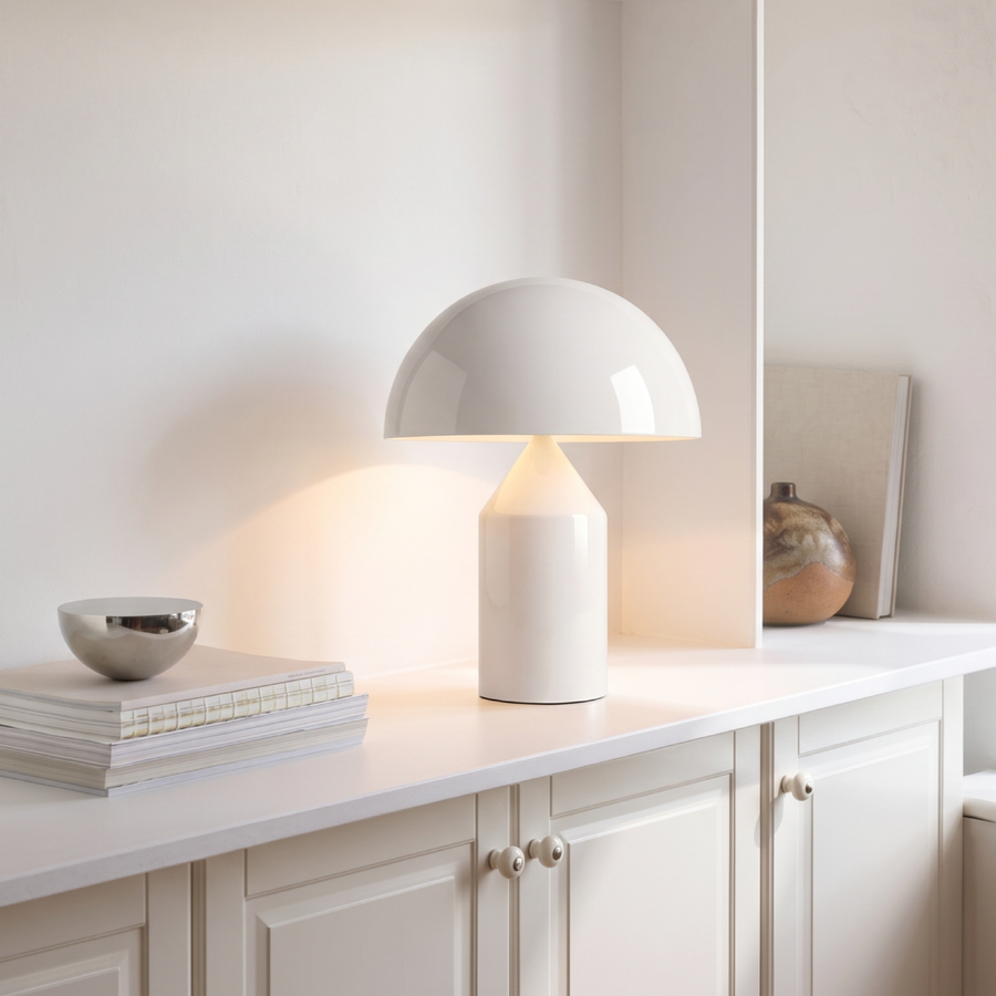 Metal Mushroom Table Lamp