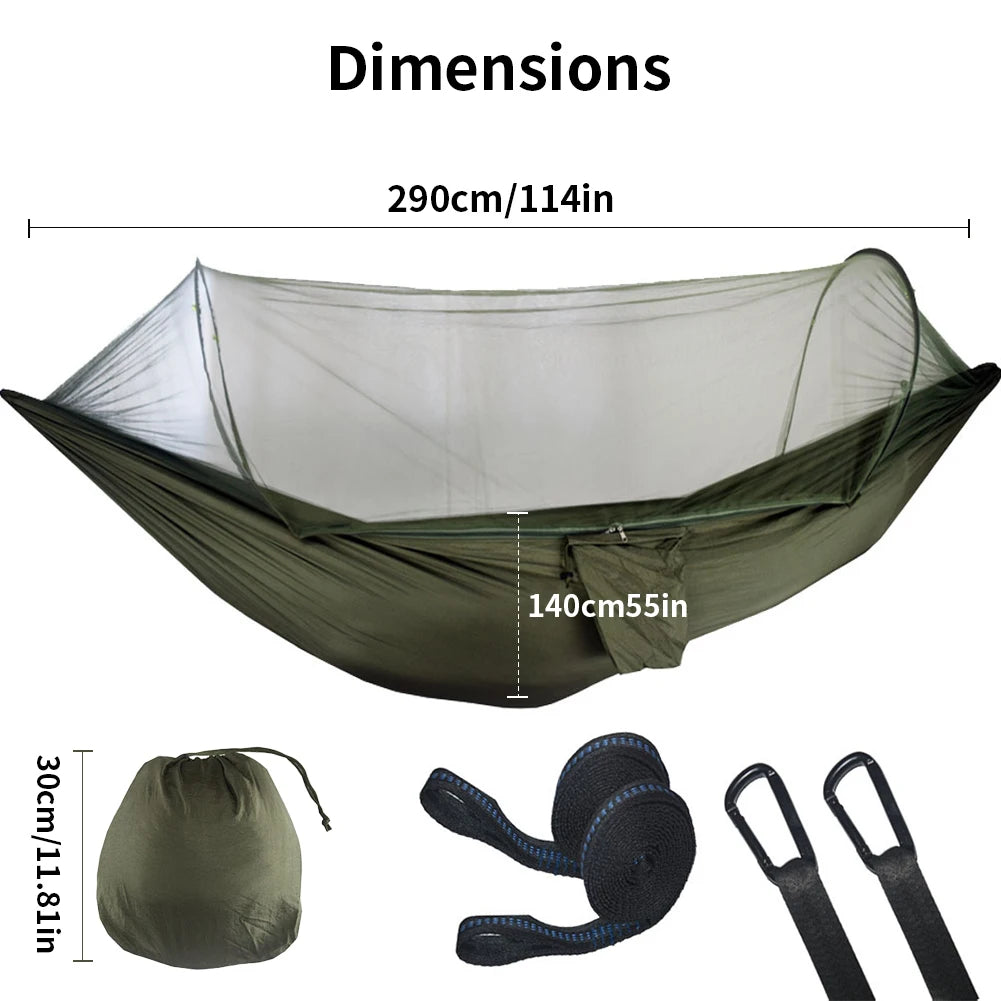Hamac xxl avec moustiquaire intégrée