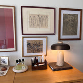 Travertine Designer Table Lamp