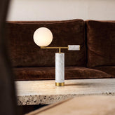 Aether Marble Art Table Lamp