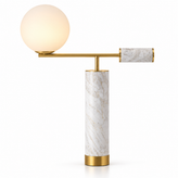 Aether Marble Art Table Lamp