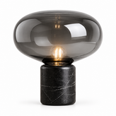 Avorio Black Marble Glass Table Lamp