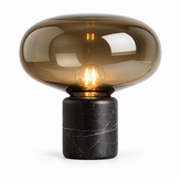 Avorio Black Marble Glass Table Lamp