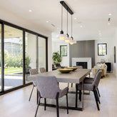 3-Head Bauhaus Colored Glass Pendant Light