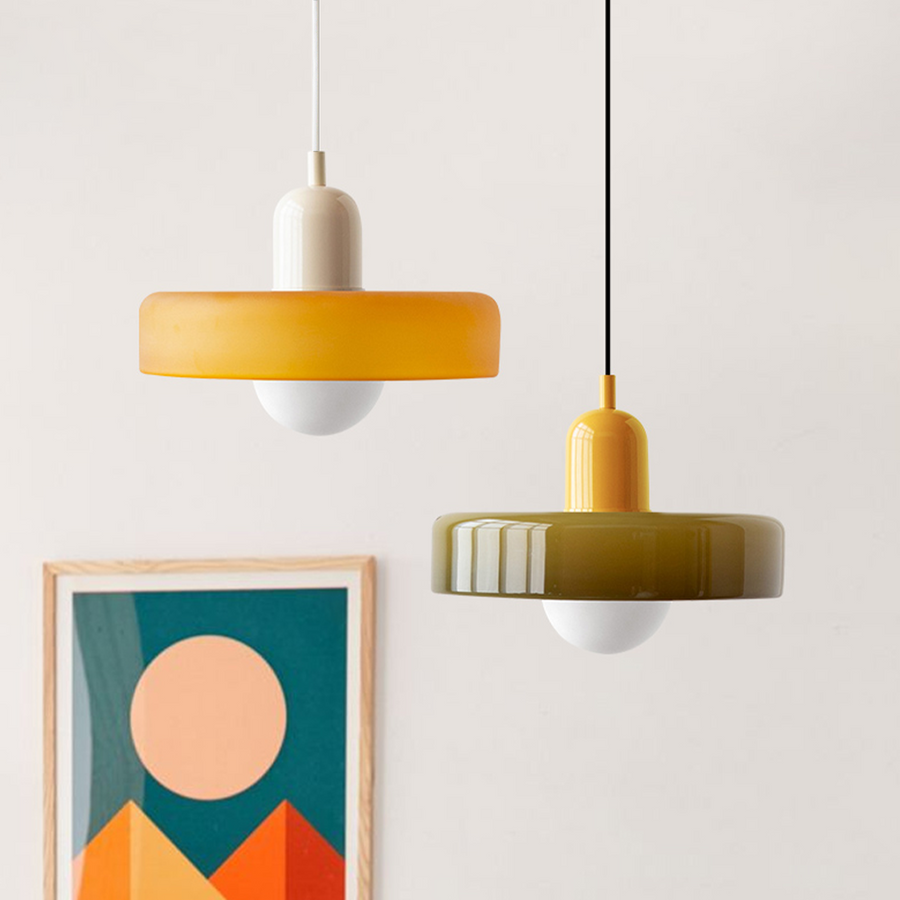 Bauhaus Colored Glass Pendant Light — design reference 5