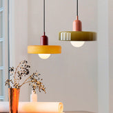 Bauhaus Colored Glass Pendant Light — design reference 39