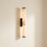 Solid Marble Cilinder Wall Light