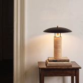 Calypso Travertine Table Lamp