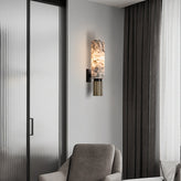 Copper stone Wall Light