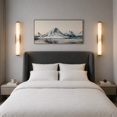 Solid Marble Cilinder Wall Light