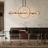 Estola Glass Kitchen Table Pendant Light