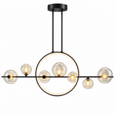 Estola Glass Kitchen Table Pendant Light