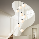 Gade's Villa Staircase Chandelier