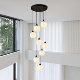 Gade's Villa Staircase Chandelier