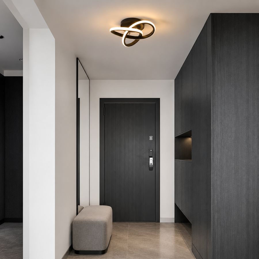 Harure Black Ceiling Light