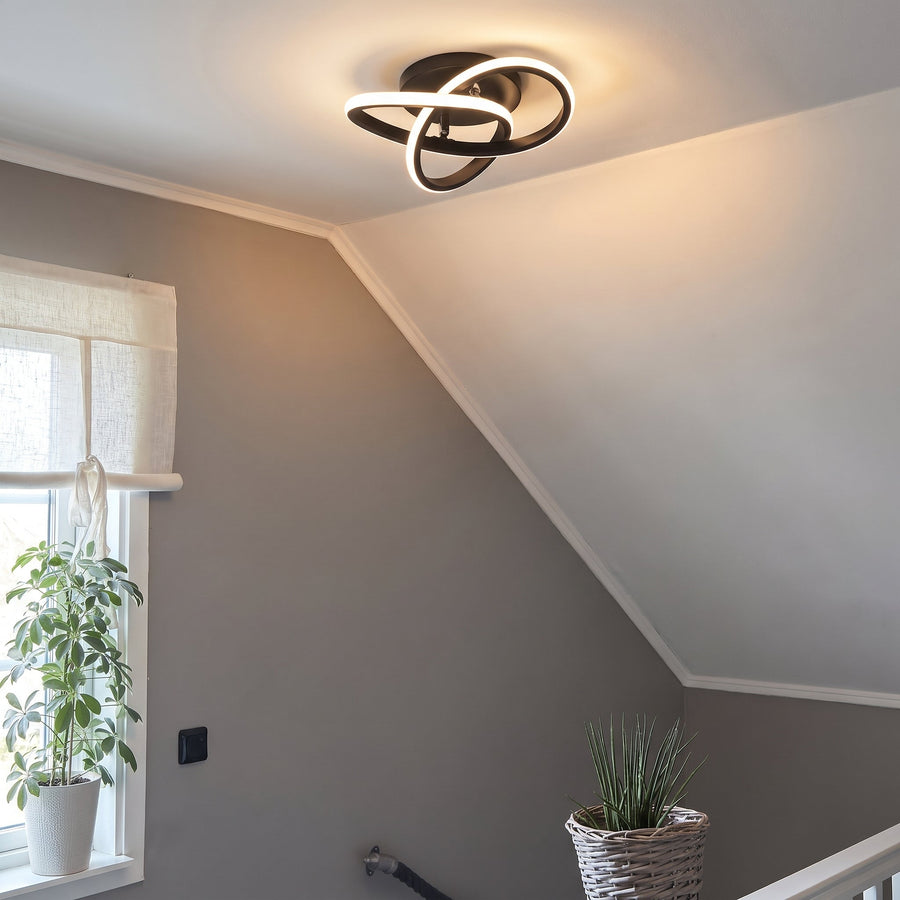 Harure Black Ceiling Light