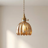 Japanese Glass Pendant Light
